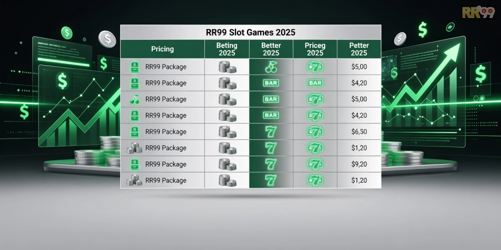Bảng giá chi tiết các gói chơi game nổ hũ rr99 cập nhật 2025
