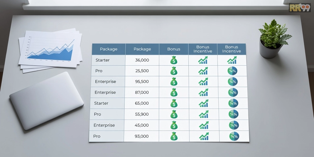 Bảng giá chi tiết các gói chương trình khuyến mãi rr99 cập nhật 2025