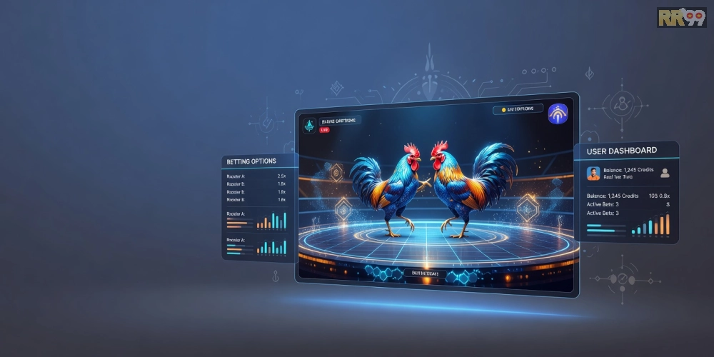 Hình ảnh minh họa khái niệm đá gà online rr99 với giao diện hiện đại và dễ tiếp cận.