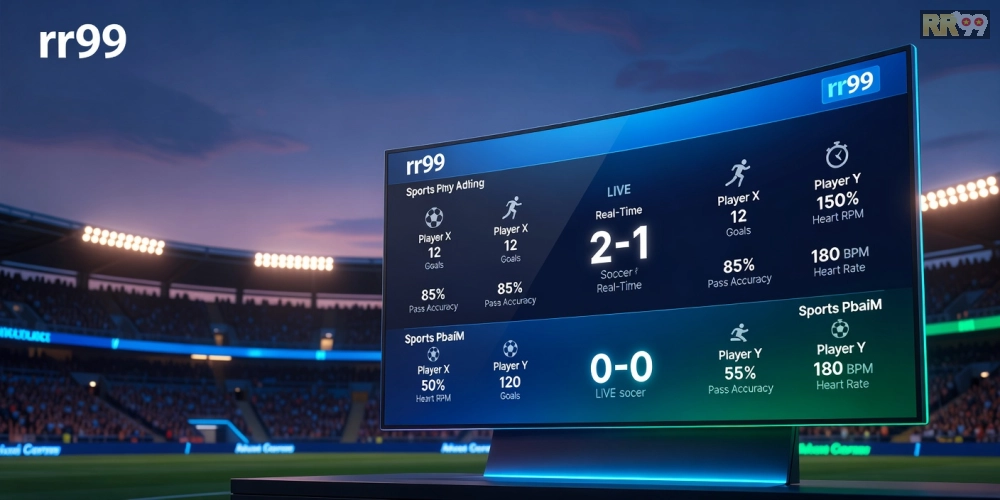Hình minh họa khái niệm tin thể thao rr99 với giao diện hiện đại và các trận đấu nổi bật.