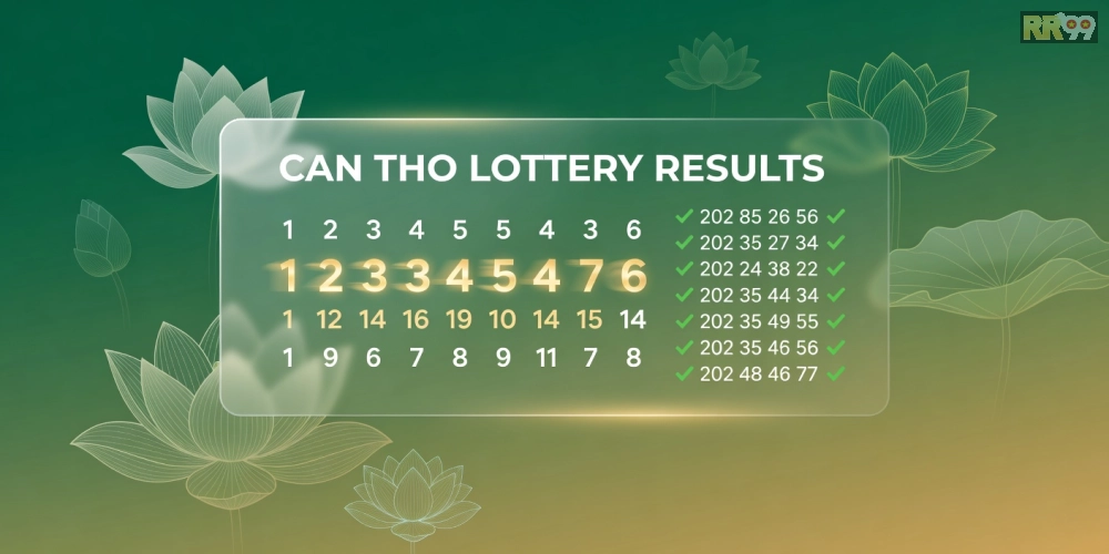Ảnh hiển thị bảng kết quả xổ số cần thơ rr99 cập nhật realtime trên nền tảng uy tín