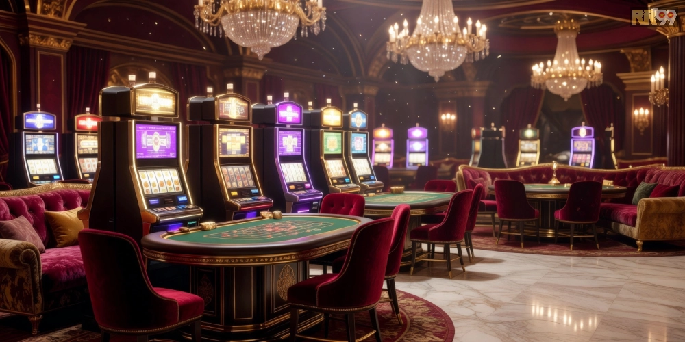 Giao diện sang trọng của RR99 Golden Palace với ưu đãi hấp dẫn