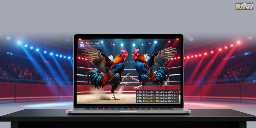 Khái niệm xem đá gà trực tuyến rr99 được minh họa qua giao diện nền tảng chuyên nghiệp